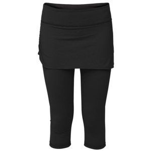 Lija yoga Tennis Skapri leggings tennis skort sz XS black ball pockets